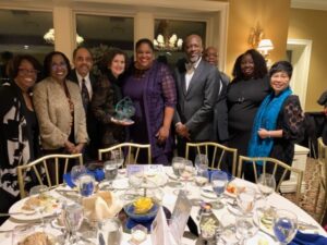 President Rector with Faculty Members at NAACP Banquet
