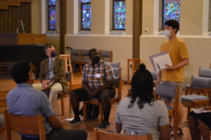 International Student Orientation in Chapel